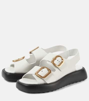 Gomma leather sandals | Tod's
