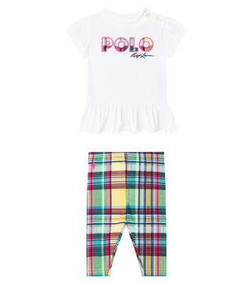 Baby cotton top and leggings set  | Polo Ralph Lauren Kids