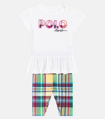 Baby cotton top and leggings set  | Polo Ralph Lauren Kids