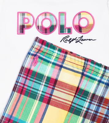 Baby cotton top and leggings set  | Polo Ralph Lauren Kids