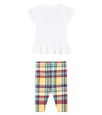 Baby cotton top and leggings set  | Polo Ralph Lauren Kids
