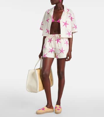 Starfish珠饰草编鞋 | Valentino Garavani