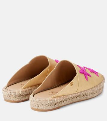 Starfish珠饰草编鞋 | Valentino Garavani