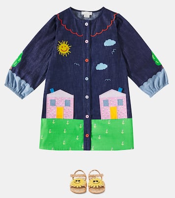 Robe imprimée en jean | Stella McCartney Kids