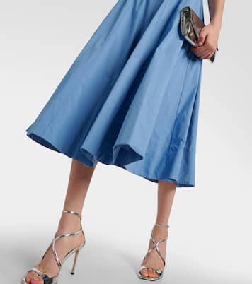 Vestido midi Wells de algodón | Staud