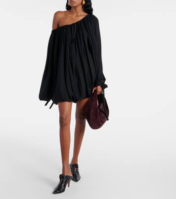 Olivia suede shoulder bag | Khaite