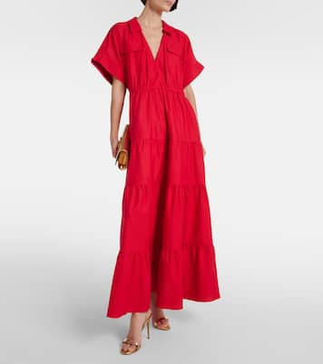 Robe longue en coton | Adriana Degreas