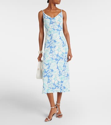 Robe midi Alik à fleurs | Diane von Furstenberg