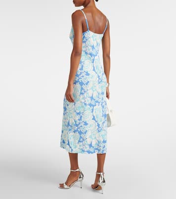 Robe midi Alik à fleurs | Diane von Furstenberg