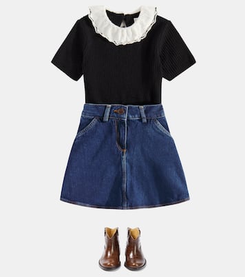 Jeansrock Gingia | Bonpoint