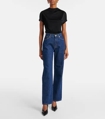 High-Rise Straight Jeans Linn | Tove