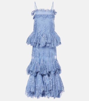 Eden ruffled lace gown | Zimmermann