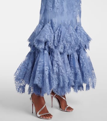 Eden ruffled lace gown | Zimmermann