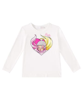 x Barbie® – T-shirt en coton mélangé | Monnalisa