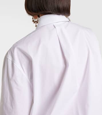 Poplin and satin minidress  | The Attico