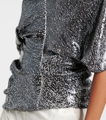 Top mit Pailletten | Dries Van Noten