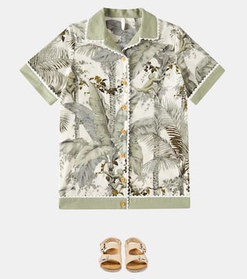 Hemdblusenkleid Wylie aus Baumwolle | Zimmermann Kids