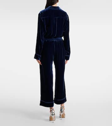 Pantalon ample Brescia en velours | Asceno