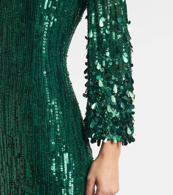 Abito lungo Nymph con paillettes | Jenny Packham