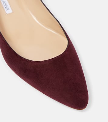 Ballerinas BB aus Veloursleder | Manolo Blahnik