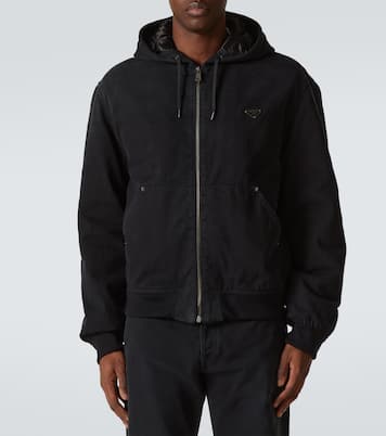 Kapuzenjacke aus Baumwolle | Prada