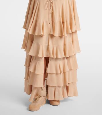 Maxikleid aus Seiden-Georgette | Chloé