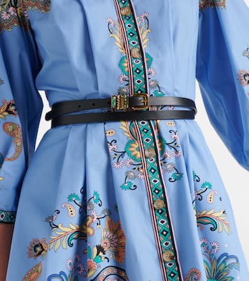 Embellished leather belt | Etro