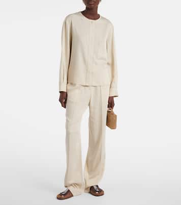 Mellow suede thong sandals | Tory Burch