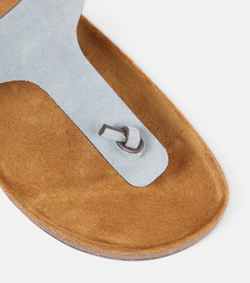 Mellow suede thong sandals | Tory Burch