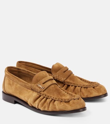 Le Loafer suede penny loafers | Saint Laurent