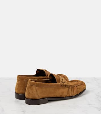 Le Loafer suede penny loafers | Saint Laurent