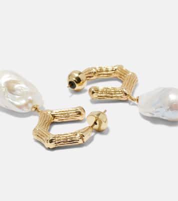 Ohrringe Team Spirit mit Süßwasserperlen | Alémais