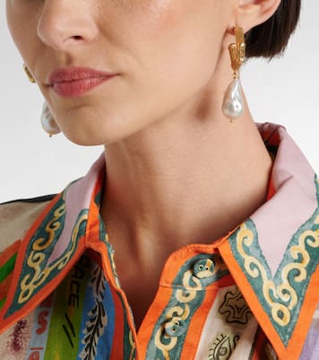 Ohrringe Team Spirit mit Süßwasserperlen | Alémais