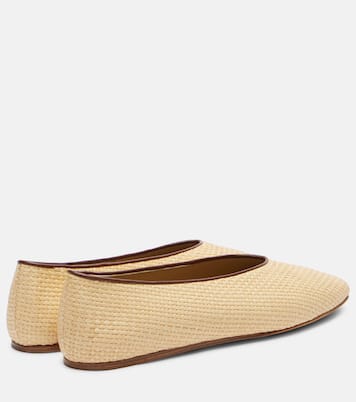 Ballerinas Regency aus Raffiabast | Le Monde Béryl