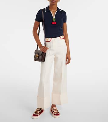 Dollyboard embellished velvet sneakers | Valentino Garavani