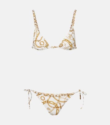 Bikini estampado con cadena | Balmain