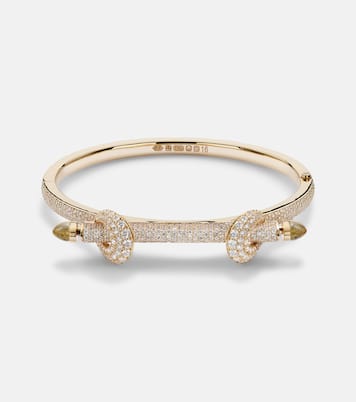 Bracciale Chakra Icon in oro 18kt con diamanti e quarzo | Ananya