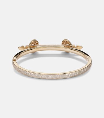Bracciale Chakra Icon in oro 18kt con diamanti e quarzo | Ananya