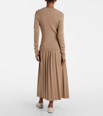 Vivian knitted cotton and cashmere top | Lisa Yang