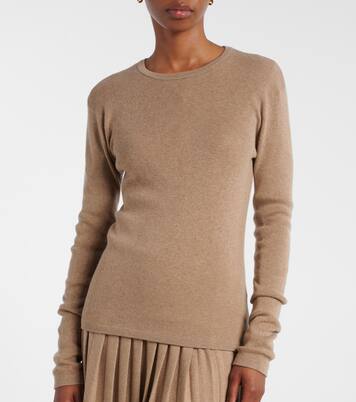 Vivian knitted cotton and cashmere top | Lisa Yang