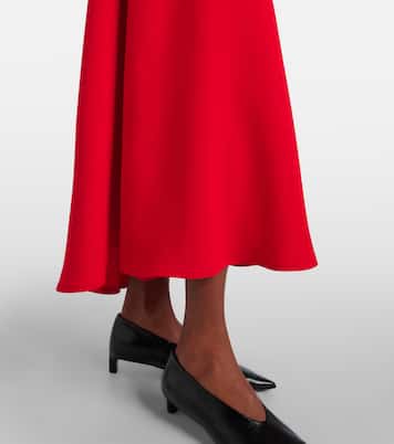 Robe longue Rue asymétrique en crêpe | Proenza Schouler