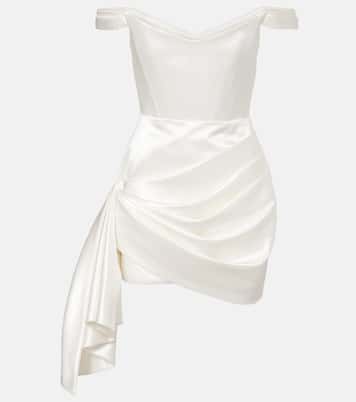 Bridal Minikleid aus Baumwolle und Seide | Alex Perry