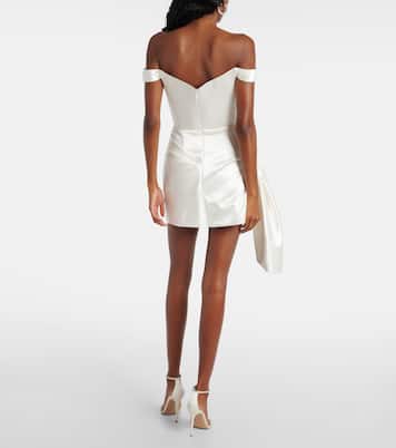 Bridal Minikleid aus Baumwolle und Seide | Alex Perry