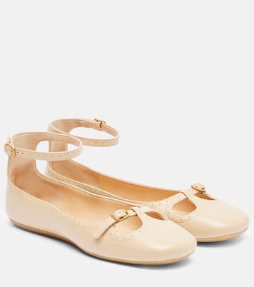 Misty leather ballet flats | Chloé