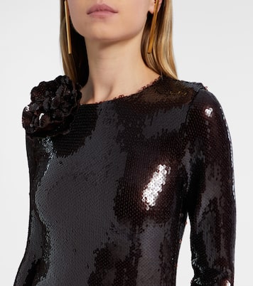 Robe mit Pailletten | Rodarte