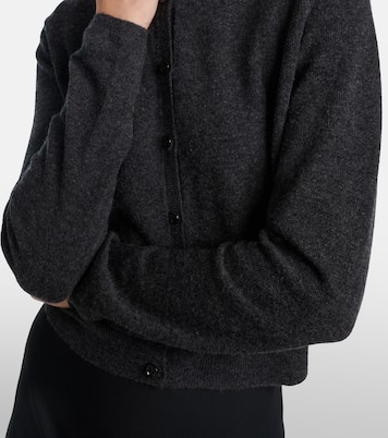 Cardigan raccourci en laine et cachemire | Jardin des Orangers