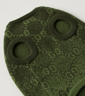 Pull pour chien GG en jacquard de laine | Gucci