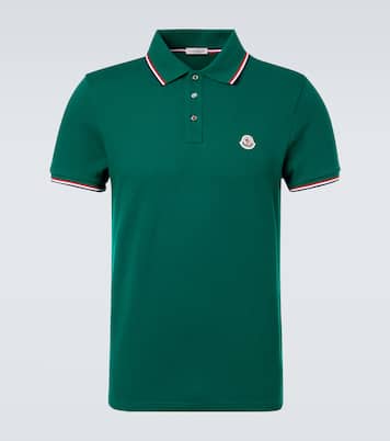 Polo en coton à logo | Moncler