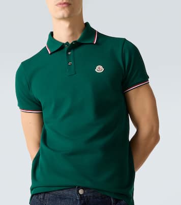 Polo en coton à logo | Moncler