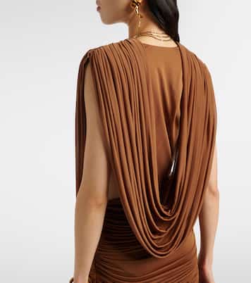 Robe longue Ripple en jersey | Christopher Esber